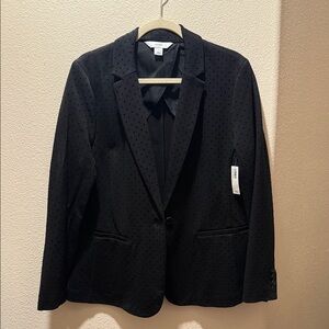 Old navy black Polka Dot Single-Button Blazer - Unbranded